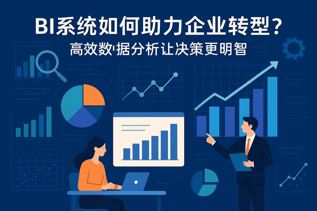 BI系统如何助力企业转型？高效数据分析让决策更明智"